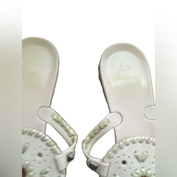 Jack Rogers Georgica Jelly Sandals in Blush Pink - Size 9 - Picture 3 of 6